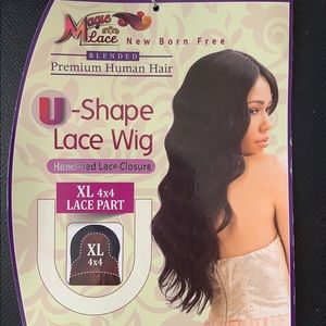 NWT New Born Free Human Hair Blend Lace Front Wig